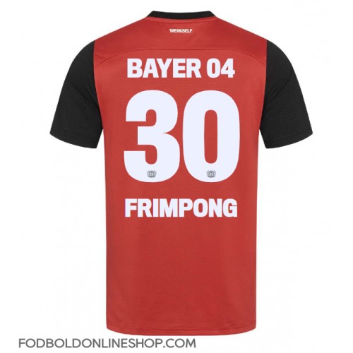 Bayer Leverkusen Jeremie Frimpong #30 Hjemmebanetrøje 2024-25 Kortærmet